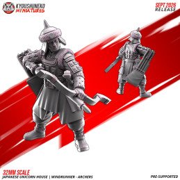 Arqueros Corredores del Viento de Kyoushuneko Miniatures | 28/32 mm