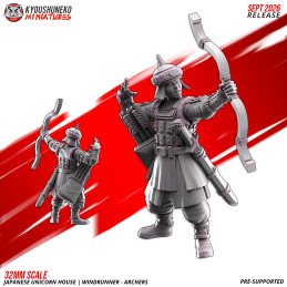 Arqueros Corredores del Viento de Kyoushuneko Miniatures | 28/32 mm