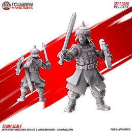 Espadachines Corredores del Viento de Kyoushuneko Miniatures | 28/32 mm