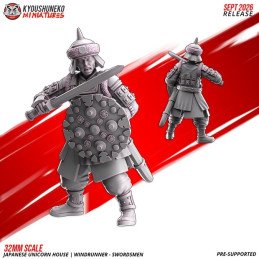 Espadachines Corredores del Viento de Kyoushuneko Miniatures | 28/32 mm