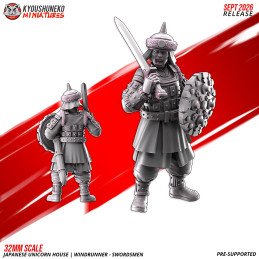 Espadachines Corredores del Viento de Kyoushuneko Miniatures | 28/32 mm