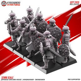 Windrunner Swordsmen by Kyoushuneko Miniatures | 28/32mm