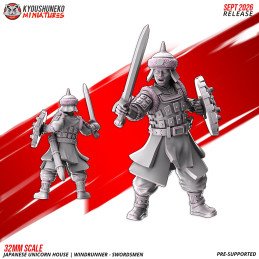 Windrunner Swordsmen by Kyoushuneko Miniatures | 28/32mm