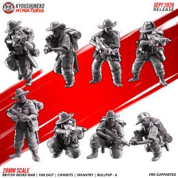 Chindit Bullpup Riflemen A by Kyoushuneko | 28 & 32 mm