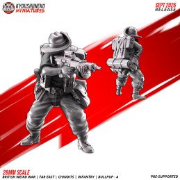 Chindit Bullpup Riflemen A by Kyoushuneko | 28 & 32 mm