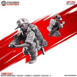 Chindit Bullpup Riflemen A by Kyoushuneko | 28 & 32 mm