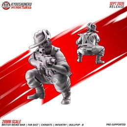 Chindit Bullpup Riflemen B by Kyoushuneko | 28 & 32 mm