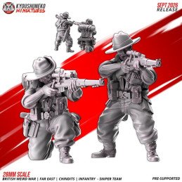 Chindit Sniper Team by Kyoushuneko | 28 & 32 mm