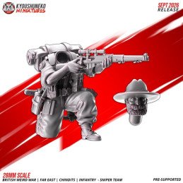 Equipo de francotiradores Chindit de Kyoushuneko | 28 y 32 mm