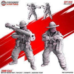 Equipo bazuca Chindit de Kyoushuneko | 28 y 32 mm