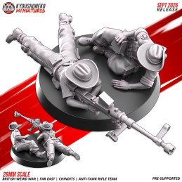 Equipo de fusil antitanque Chindit de Kyoushuneko | 28 y 32 mm