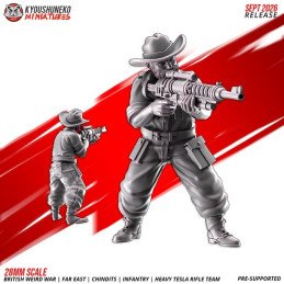 Chindit Heavy Tesla Rifle Team by Kyoushuneko | 28 & 32 mm