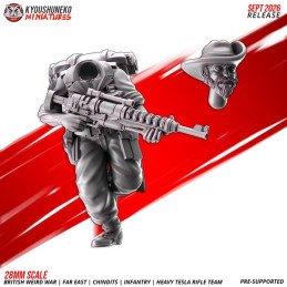 Chindit Heavy Tesla Rifle Team by Kyoushuneko | 28 & 32 mm