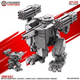 Andador de asalto medio clase Rhino de Kyoushuneko | 28 y 32 mm