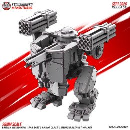 Andador de asalto medio clase Rhino de Kyoushuneko | 28 y 32 mm