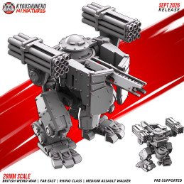 Rhino-Class Medium Assault Walker by Kyoushuneko | 28 & 32 mm