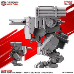 Rhino-Class Medium Assault Walker by Kyoushuneko | 28 & 32 mm