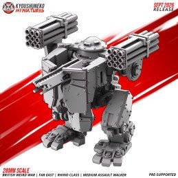 Andador de asalto medio clase Rhino de Kyoushuneko | 28 y 32 mm