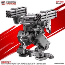 Andador de asalto medio clase Rhino de Kyoushuneko | 28 y 32 mm