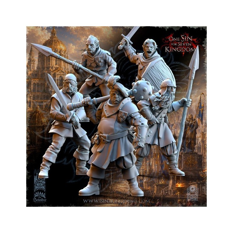Mercenary Companies by The beholder miniatures | 32 & 35mm