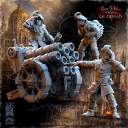 Imperial Battery | The beholder miniatures, 32 & 35mm