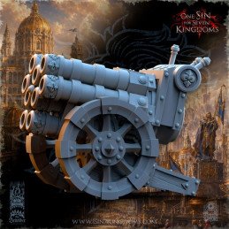 Batería imperial Neverdusk | The beholder miniatures, 32 y 35 mm