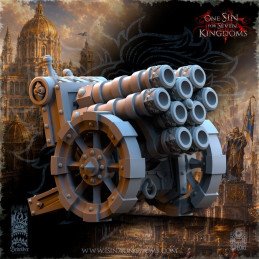 Batería imperial Neverdusk | The beholder miniatures, 32 y 35 mm
