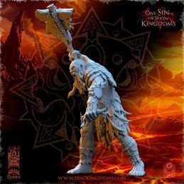 Skald, gigante del Caos | The beholder miniatures, 32 y 35 mm