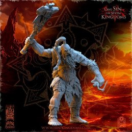 Skald, gigante del Caos | The beholder miniatures, 32 y 35 mm