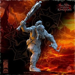 Skald, gigante del Caos | The beholder miniatures, 32 y 35 mm