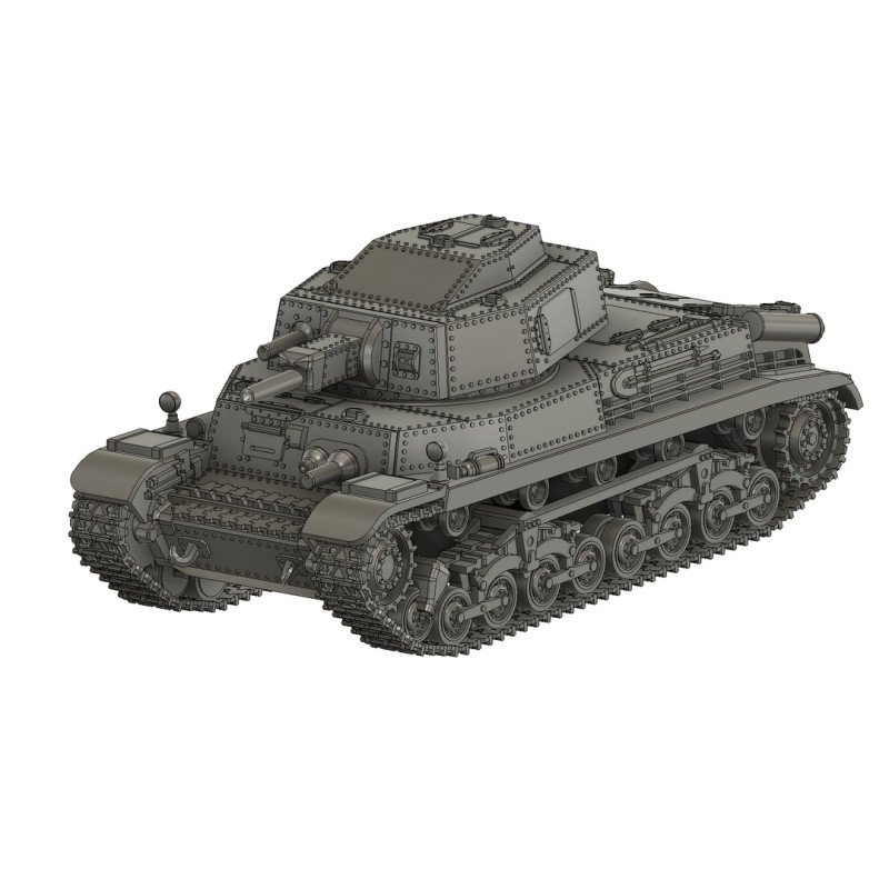 Tanque medio húngaro Turán I o II | Tigerace · 28 mm (1/56)