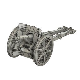 Obús italiano Obice da 75/18 Mod. 34 | Tigerace · 28 mm (1/56)