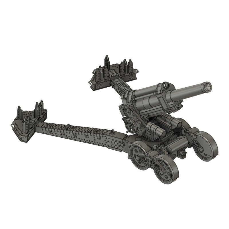 Italian Obice da 210/22 Heavy Howitzer | Tigerace · 28mm (1/56)
