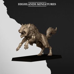 Undead Wolves by Highlands Miniatures | 28 & 32 mm