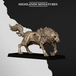 Undead Wolves by Highlands Miniatures | 28 & 32 mm