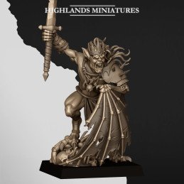 Rey necrófago de Highlands Miniatures | 28 y 32 mm