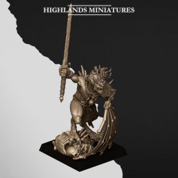 Rey necrófago de Highlands Miniatures | 28 y 32 mm