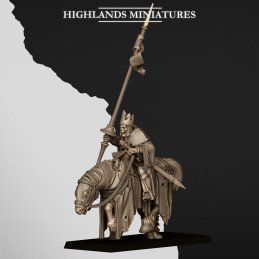 Mounted Skeletal Lord by Highlands Miniatures | 28 & 32 mm