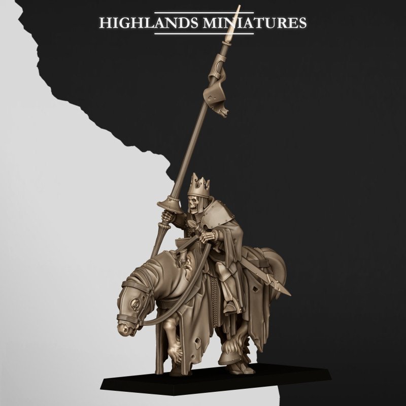 Señor esqueleto montado de Highlands Miniatures | 28 y 32 mm