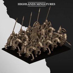 Caballeros oscuros actualizado de Highlands Miniatures | 28 y 32 mm