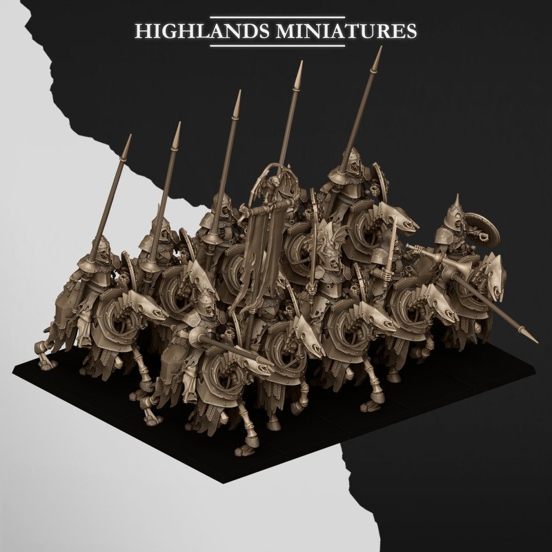 Caballeros oscuros actualizado de Highlands Miniatures | 28 y 32 mm