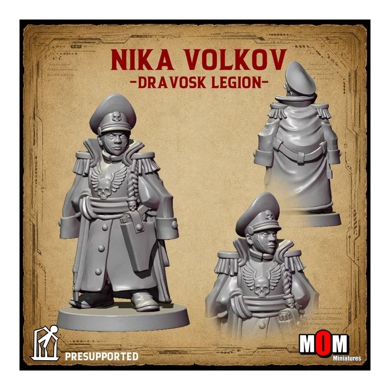 Nika Volkov (Dravosk Legion) | MOM Miniatures | 28 & 32 mm