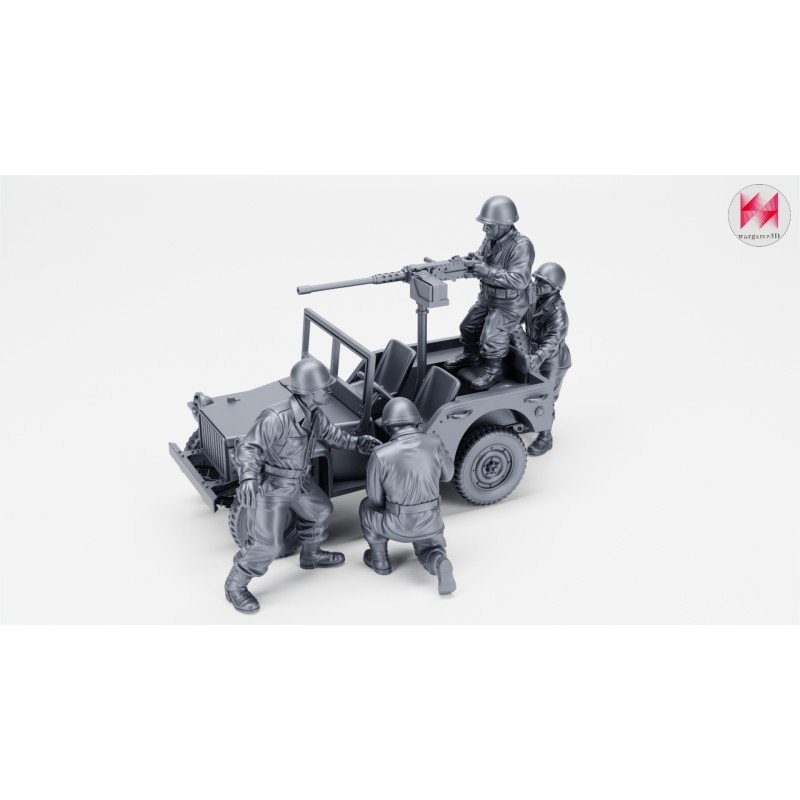 Bantam BRC 40 with machine gun | Wargame3D