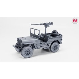Jeep Willys con ametralladora Browning calibre .50 | Wargame3D