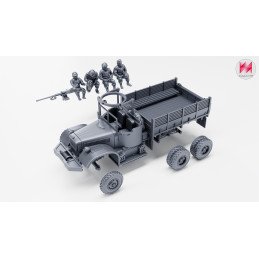 Pasajeros para camiones US — 10 soldados | Wargame3D