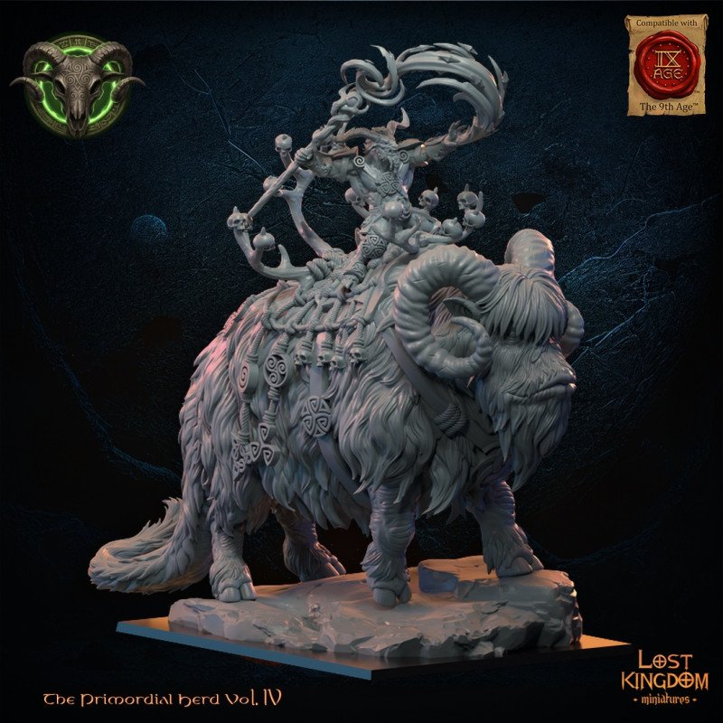 Shaman Herd on Banthö by Lost Kingdom | 28mm, 32mm 3D printed miniatures