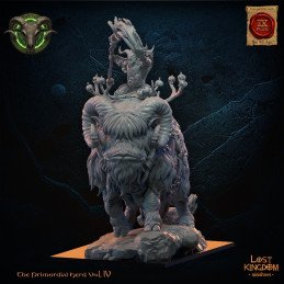 Chamán del Rebaño sobre Banthö de Lost Kingdom | Miniaturas impresas en 3D 28mm, 32mm
