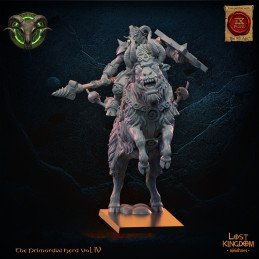 Heroína Jinete de Cuernos Salvajes de Lost Kingdom | Miniaturas impresas en 3D 28mm, 32mm