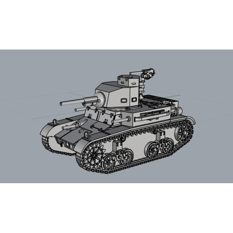 Carro ligero M2A4 | Panzer Printer
