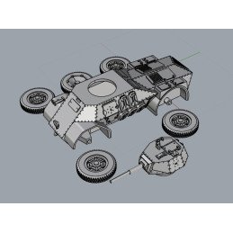 Autoblinda AB.42 | Panzer Printer